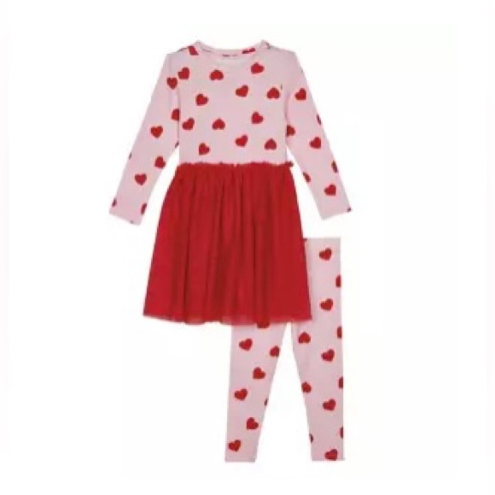 Aldi Toddler Valentine’s Day Set - NWT - Hearts - Picture 1 of 3